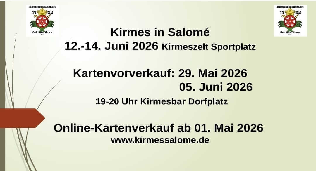 Zeltkirmes in Salomé